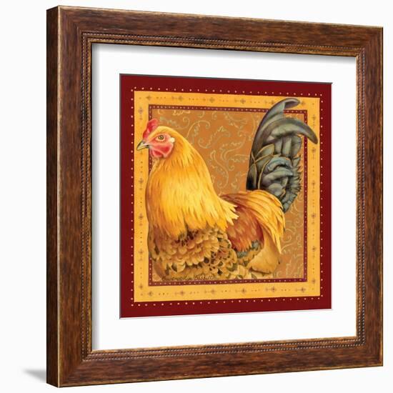 Country Rooster II-Gwendolyn Babbitt-Framed Art Print