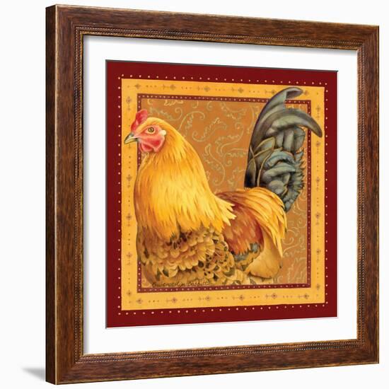 Country Rooster II-Gwendolyn Babbitt-Framed Art Print