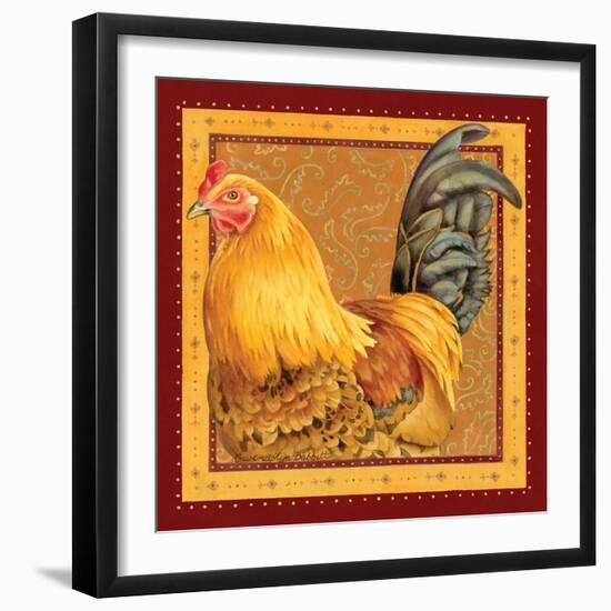 Country Rooster II-Gwendolyn Babbitt-Framed Art Print