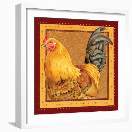 Country Rooster II-Gwendolyn Babbitt-Framed Art Print