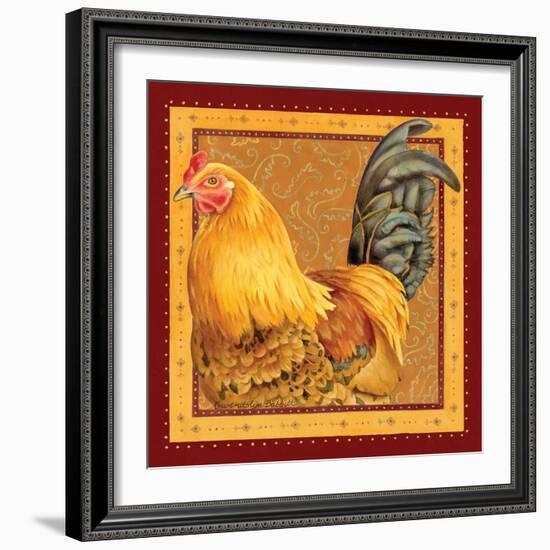 Country Rooster II-Gwendolyn Babbitt-Framed Art Print