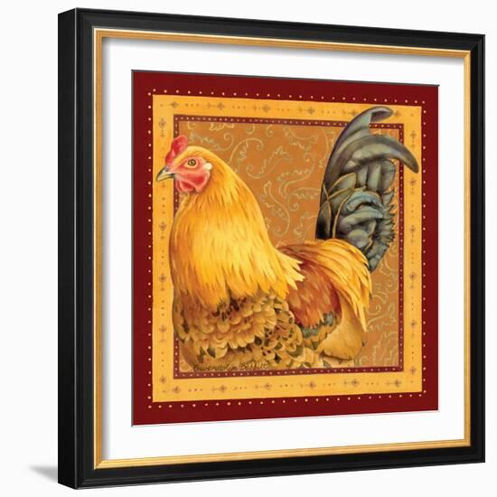 Country Rooster II-Gwendolyn Babbitt-Framed Art Print