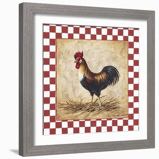 Country Rooster-unknown Sibley-Framed Art Print