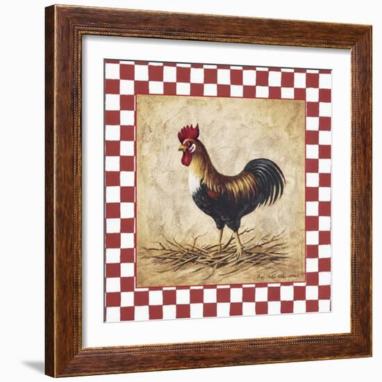 Country Rooster-unknown Sibley-Framed Art Print