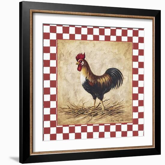 Country Rooster-unknown Sibley-Framed Art Print