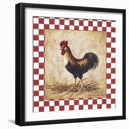 Country Rooster-unknown Sibley-Framed Art Print