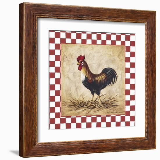 Country Rooster-unknown Sibley-Framed Art Print