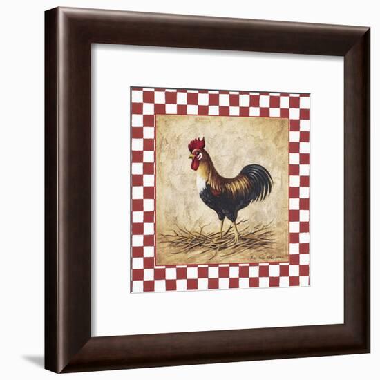 Country Rooster-unknown Sibley-Framed Art Print