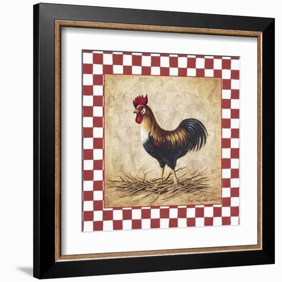 Country Rooster-unknown Sibley-Framed Art Print