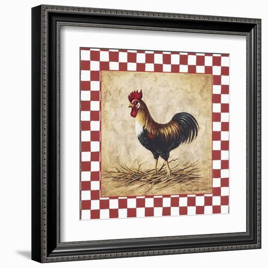 Country Rooster-unknown Sibley-Framed Art Print