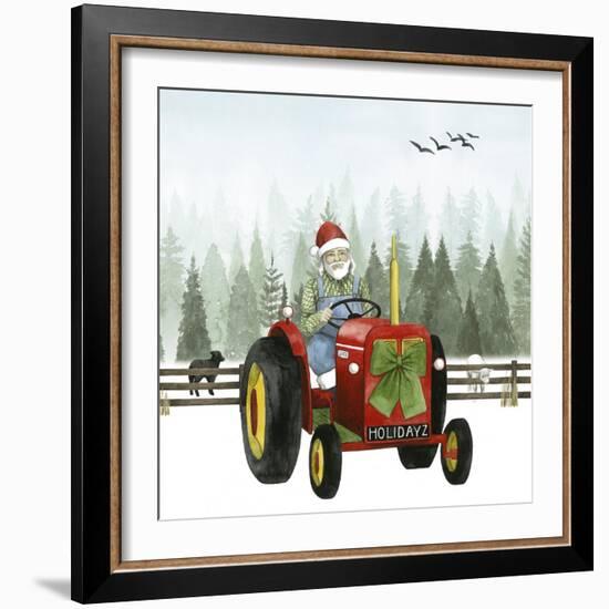 Country Santa I-Grace Popp-Framed Premium Giclee Print