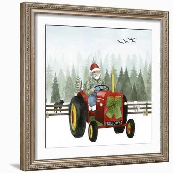 Country Santa I-Grace Popp-Framed Art Print