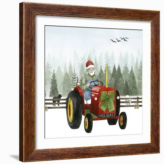 Country Santa I-Grace Popp-Framed Art Print