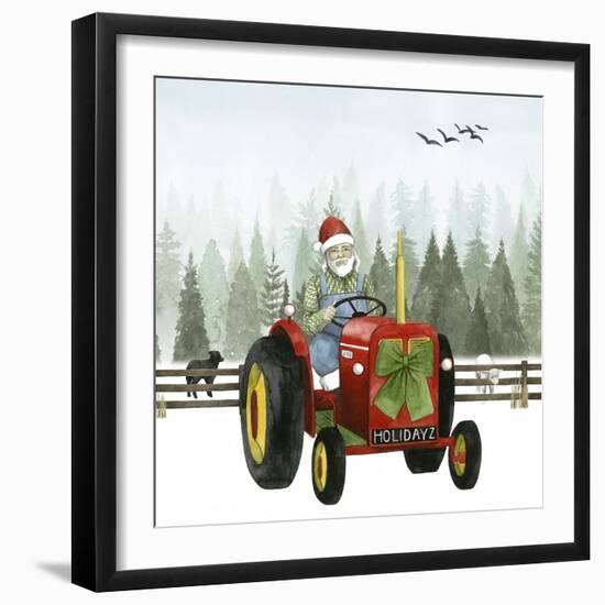 Country Santa I-Grace Popp-Framed Art Print