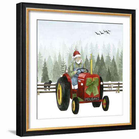 Country Santa I-Grace Popp-Framed Art Print