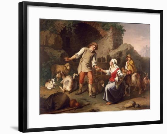 Country Scene-Francesco Londonio-Framed Giclee Print