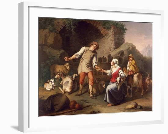 Country Scene-Francesco Londonio-Framed Giclee Print