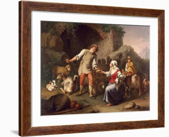 Country Scene-Francesco Londonio-Framed Giclee Print