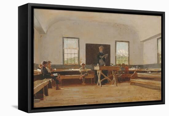 Country School, 1873 (Oil on Canvas)-Winslow Homer-Framed Premier Image Canvas