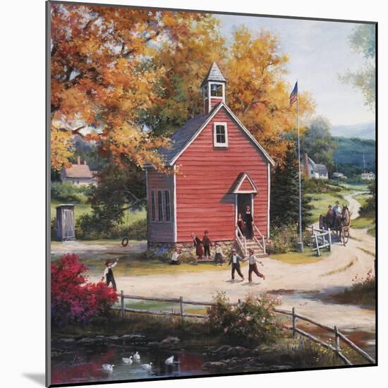 Country School House-unknown Chiu-Mounted Art Print