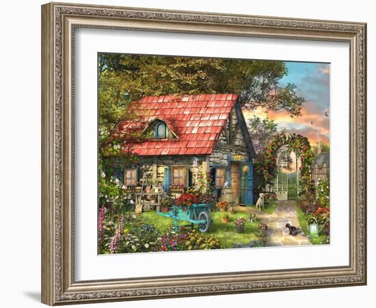 Country Shed-Dominic Davison-Framed Art Print