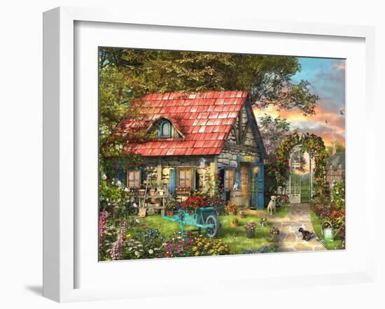 Country Shed-Dominic Davison-Framed Art Print