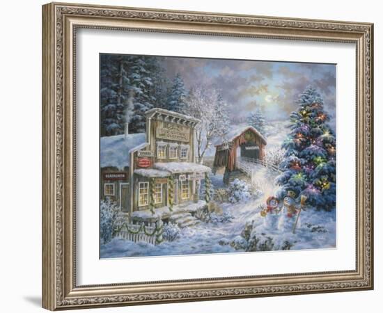 Country Shopping-Nicky Boehme-Framed Giclee Print