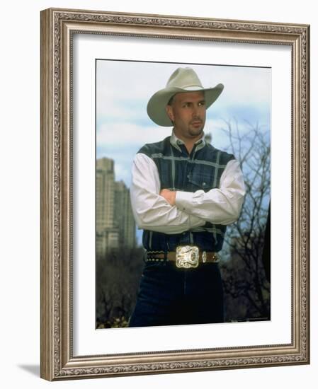 Country Singer Garth Brooks-Dave Allocca-Framed Premium Photographic Print