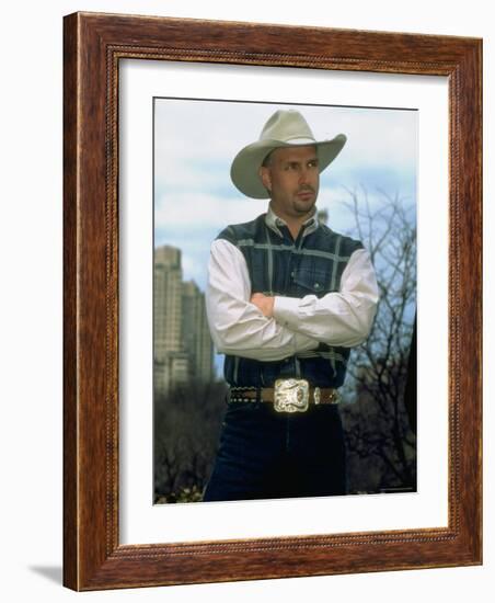 Country Singer Garth Brooks-Dave Allocca-Framed Premium Photographic Print