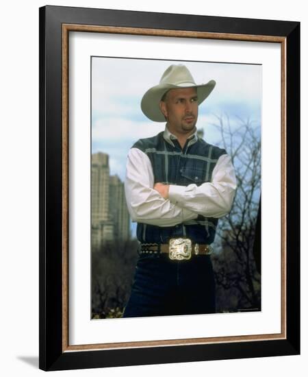 Country Singer Garth Brooks-Dave Allocca-Framed Premium Photographic Print