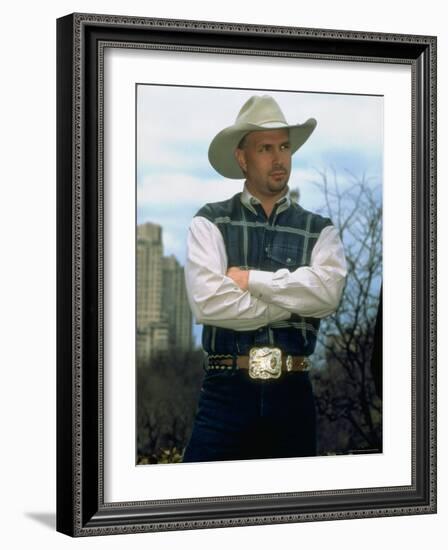 Country Singer Garth Brooks-Dave Allocca-Framed Premium Photographic Print