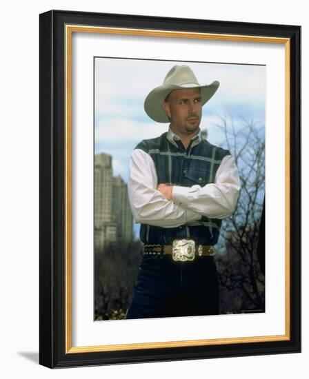 Country Singer Garth Brooks-Dave Allocca-Framed Premium Photographic Print