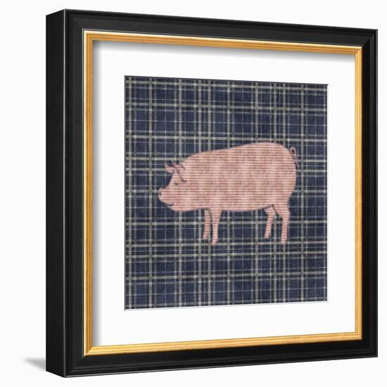 Country Style Pig-BG^Studio-Framed Art Print