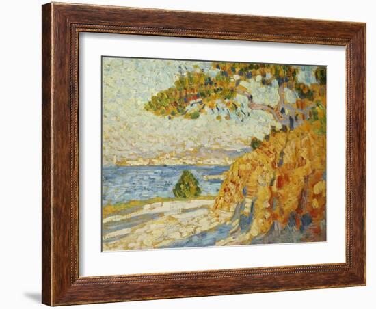 Countryside at Noon-Théo van Rysselberghe-Framed Giclee Print