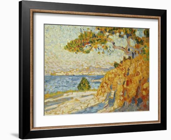 Countryside at Noon-Théo van Rysselberghe-Framed Giclee Print