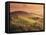 Countryside at Sunset, Volterra, Tuscany, Italy, Europe-Patrick Dieudonne-Framed Premier Image Canvas