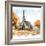 Countryside Autumn Church I-Nicole DeCamp-Framed Art Print