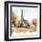 Countryside Autumn Church I-Nicole DeCamp-Framed Art Print