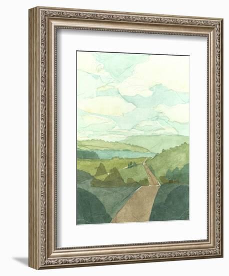 Countryside Collage I-Megan Meagher-Framed Art Print