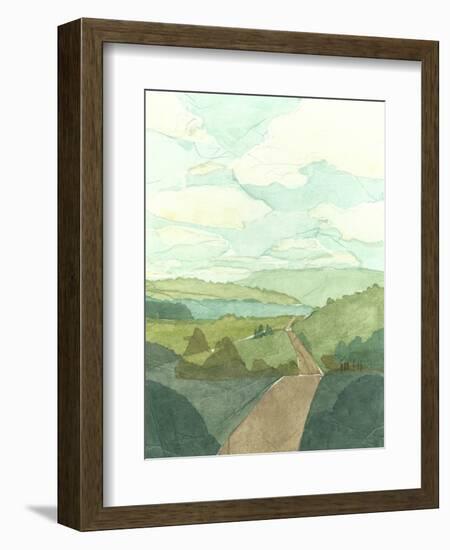 Countryside Collage I-Megan Meagher-Framed Art Print