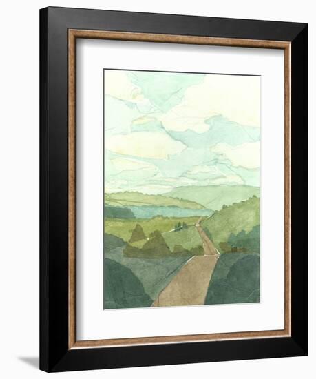 Countryside Collage I-Megan Meagher-Framed Art Print