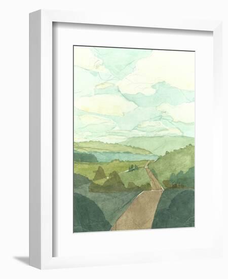 Countryside Collage I-Megan Meagher-Framed Art Print