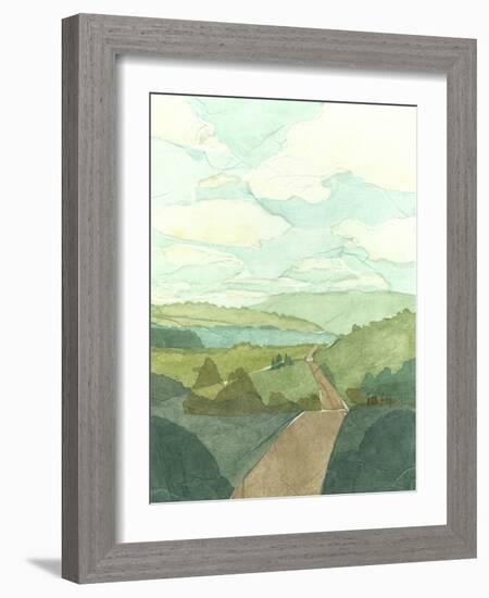 Countryside Collage I-Megan Meagher-Framed Art Print