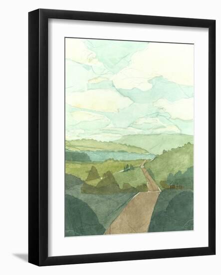 Countryside Collage I-Megan Meagher-Framed Art Print