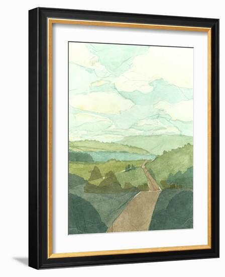 Countryside Collage I-Megan Meagher-Framed Art Print