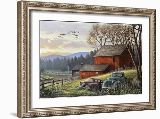 Countryside Dream-Chuck Black-Framed Giclee Print