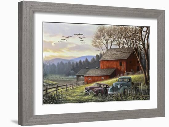 Countryside Dream-Chuck Black-Framed Giclee Print