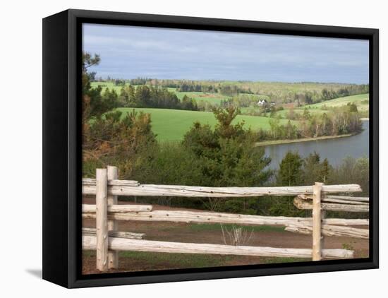 Countryside near New Glascow, Prince Edward Island, Canada-Julie Eggers-Framed Premier Image Canvas