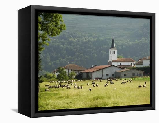 Countryside Near St. Jean Pied De Port, Basque Country, Pyrenees-Atlantiques, Aquitaine, France-R H Productions-Framed Premier Image Canvas