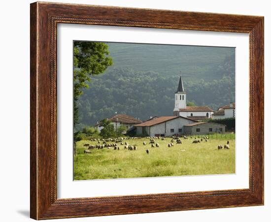 Countryside Near St. Jean Pied De Port, Basque Country, Pyrenees-Atlantiques, Aquitaine, France-R H Productions-Framed Photographic Print